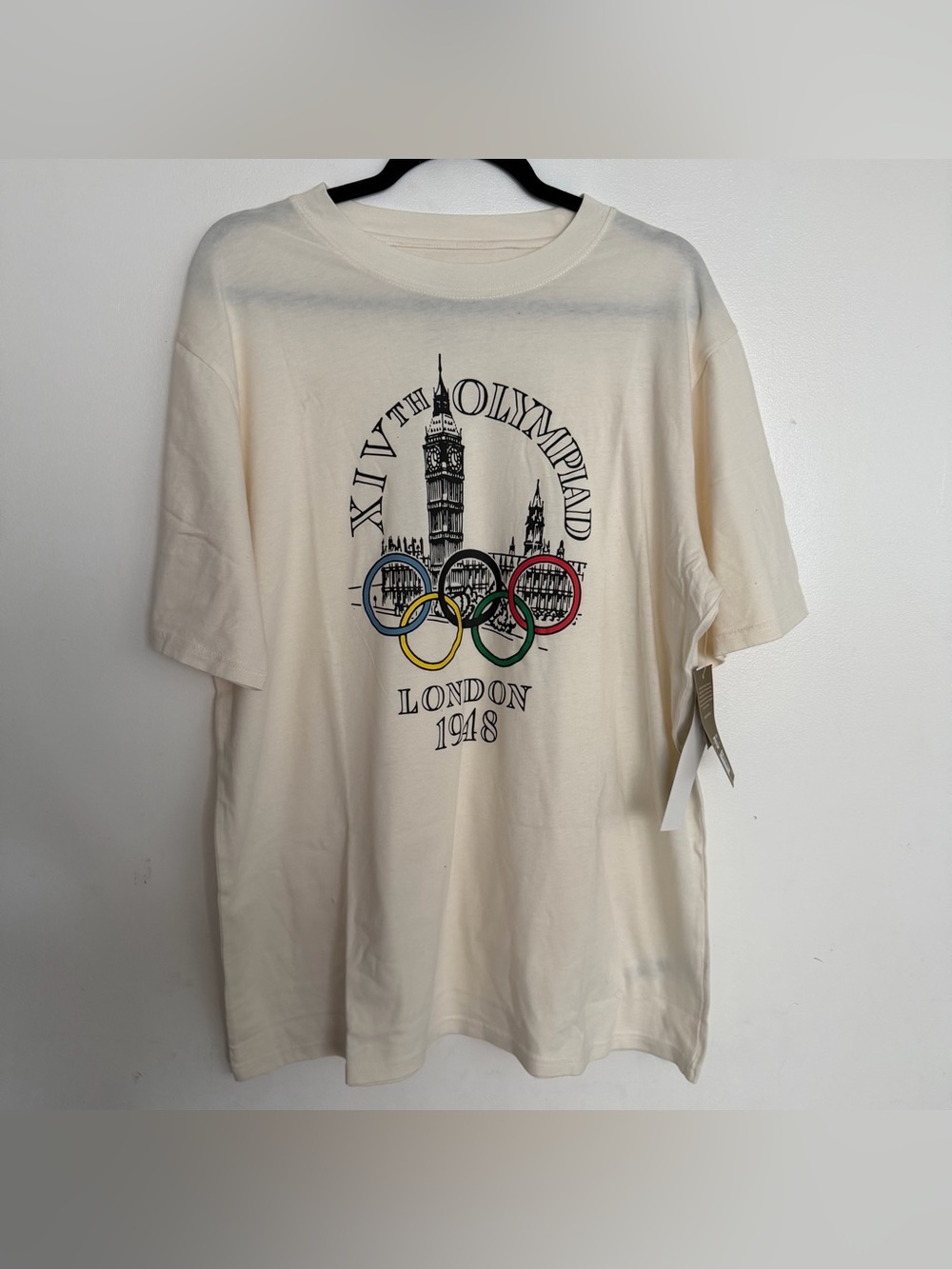 Men's Heritage Natural 1948 London Games Olympic T-Shirt Size XL